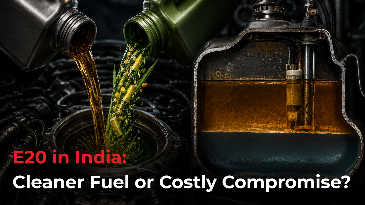 E20 in India: Cleaner Fuel or Costly Compromise?